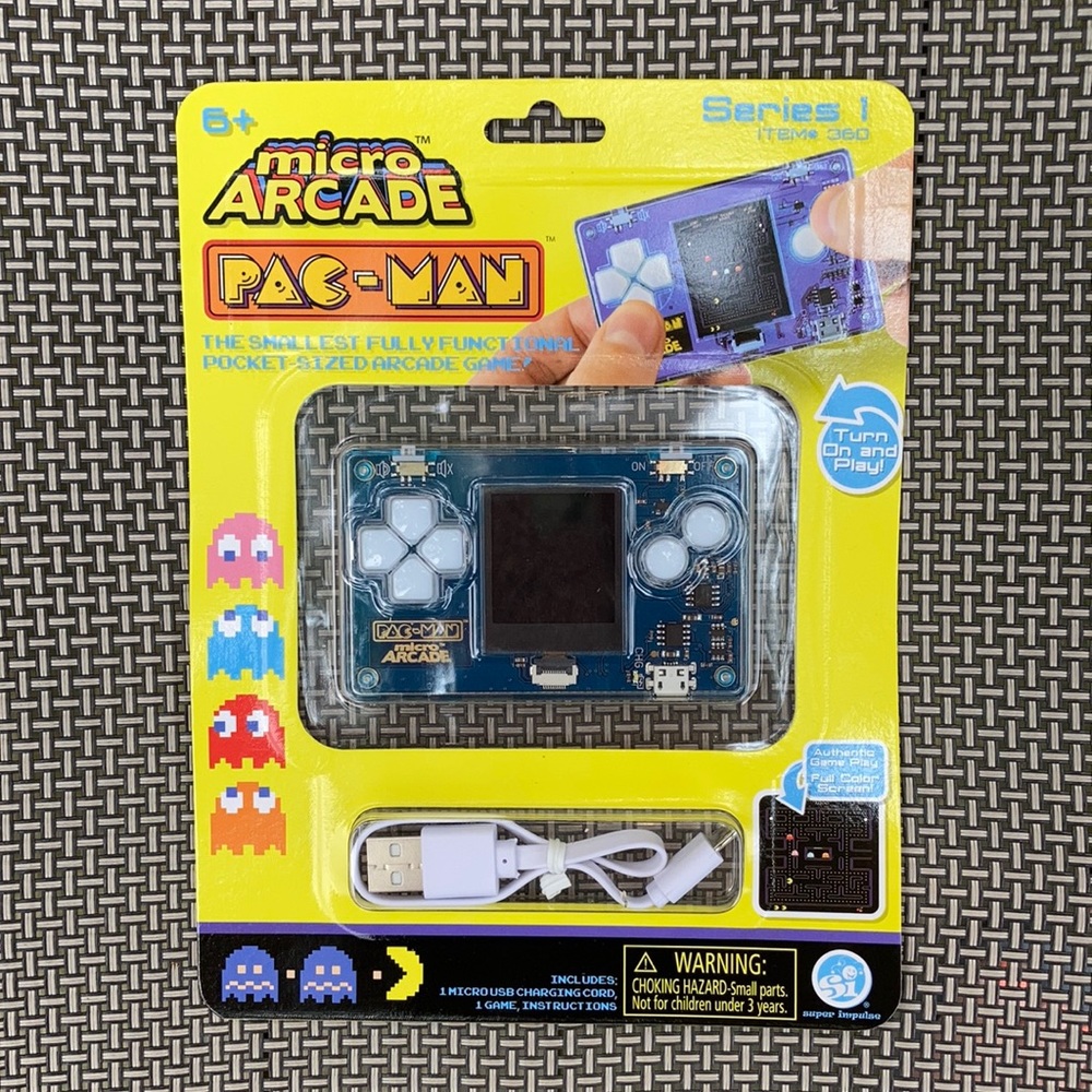 ⚜️Micro Arcade PAC-Man Pocket Size Arcade Game!NWT